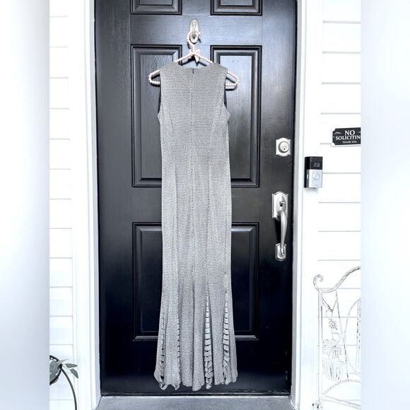 Damianou Two Piece Silver Gold Metallic Dress Set Size S - Picture 7 of 15